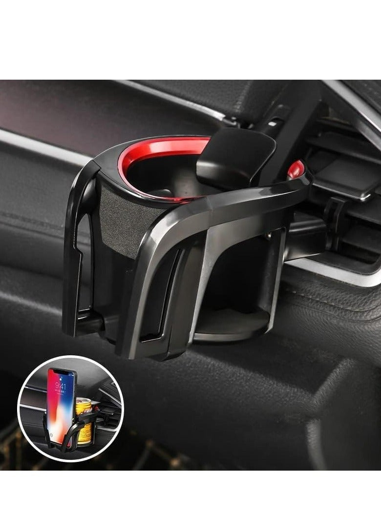 Oasisgalore Car Cup Holder, Phone Holder 2 In 1 For Vehicles Automobiles Cars, Expander Mug Holder, Car Accessories. - Image 2