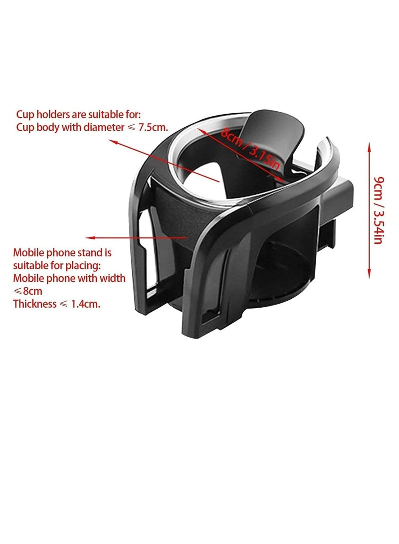 Oasisgalore Car Cup Holder, Phone Holder 2 In 1 For Vehicles Automobiles Cars, Expander Mug Holder, Car Accessories. - Image 4