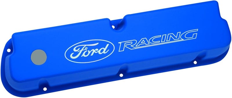Ford Racing M-6582-LE302BL Blue Laser Etched Aluminum Valve Cover Set