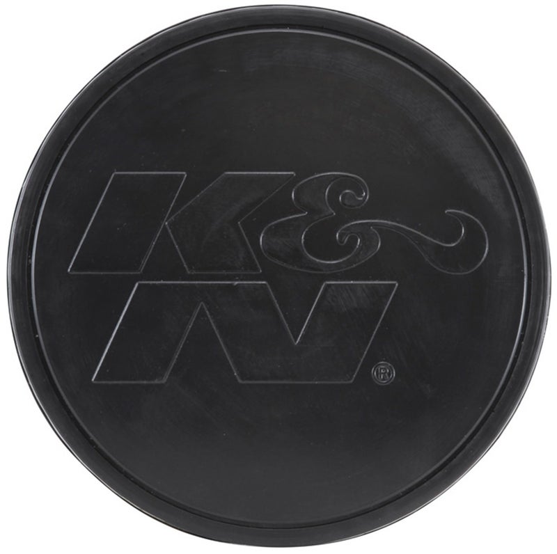 K+N K&N Dryflow Lifetime Universal Clamp-On Air Filter: Dry Synthetic, Washable, Oil-Free: Flange Diameter: 4 In, Filter Height: 8 In, Flange Length: 1.5 In, Shape: Round Tapered, RU-5171HBK - Image 5