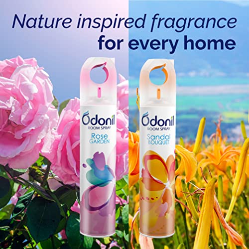 Odonil Room Air Freshener Spray - 440ml Combo (Pack of 2, 220ml each) | Rose Garden & Sandal Bouquet | Nature Inspired Fragrance for Home & Office | Long Lasting Fragrance - Image 4