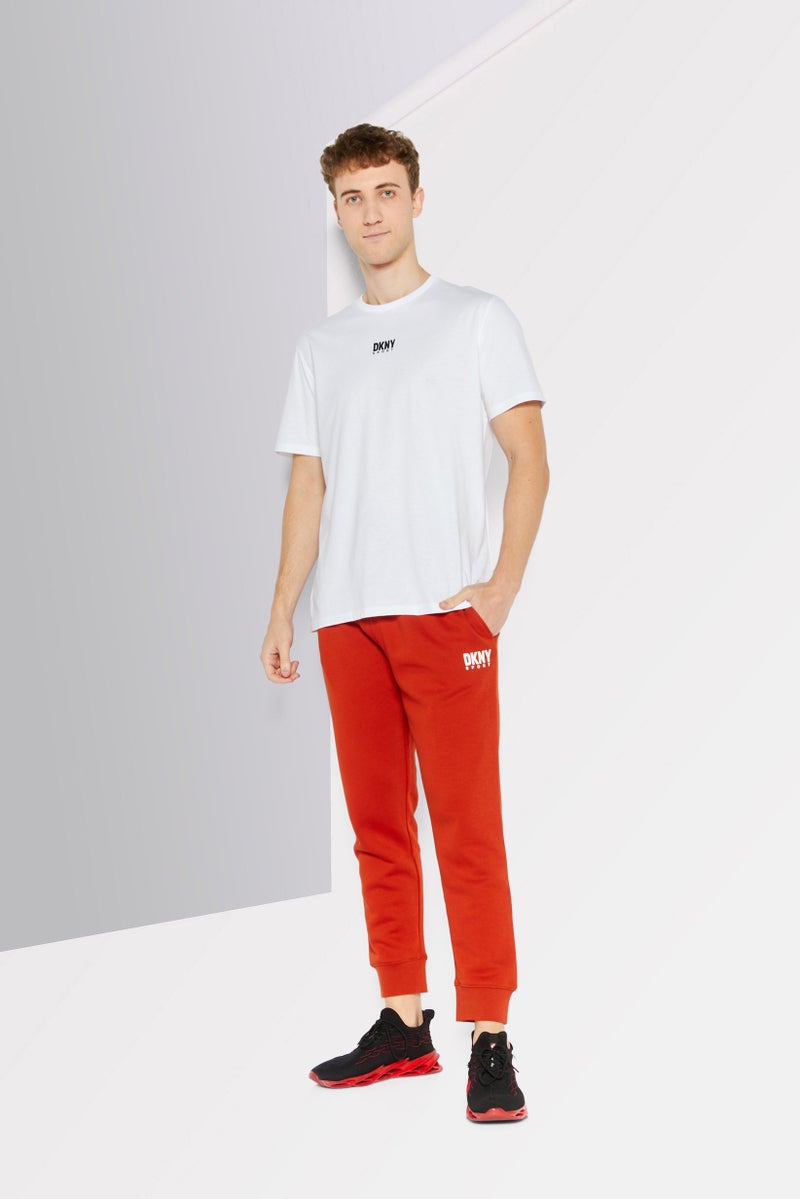DKNY Sport Men Sportswear Fit Training Pant, Rust - Image 2