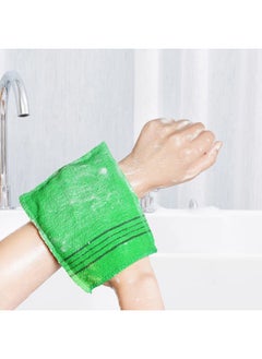 obmwang 6 Pieces Korean Exfoliating Mitts and Washcloth Set, Asian Exfoliating Bath Washcloth and Korean Long Towels Back Scrubber for Women Men Shower Washing  - Image 4