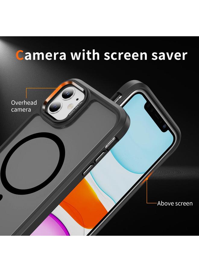 Zaboon Case For iPhone 11 Hardware Lens Protection MagSafe Magnetic PC Hybrid TPU Phone Case - Image 4