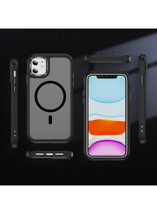 Zaboon Case For iPhone 11 Hardware Lens Protection MagSafe Magnetic PC Hybrid TPU Phone Case - Image 2