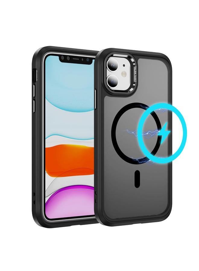 Zaboon Case For iPhone 11 Hardware Lens Protection MagSafe Magnetic PC Hybrid TPU Phone Case - Image 1