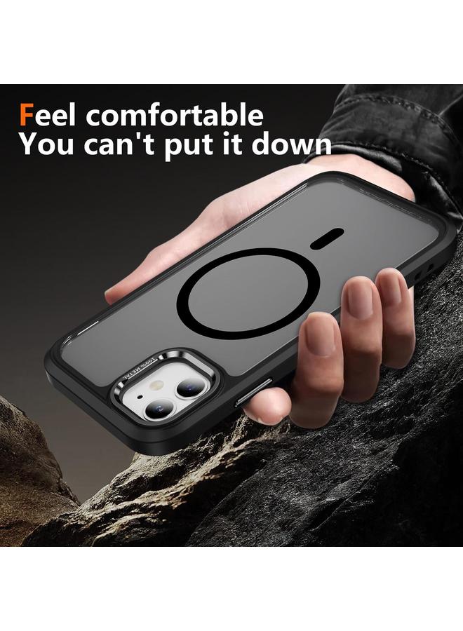 Zaboon Case For iPhone 11 Hardware Lens Protection MagSafe Magnetic PC Hybrid TPU Phone Case - Image 3