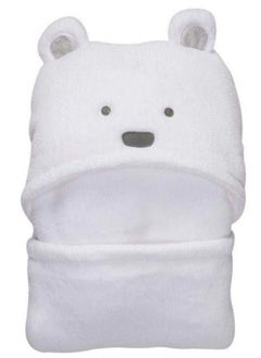 Brandonn Ultrasoft Extra Large White Premium Supersoft Cute Cat Hooded Wrapper Bathrobe(White Catty)  - Image 3