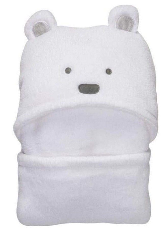 Brandonn Ultrasoft Extra Large White Premium Supersoft Cute Cat Hooded Wrapper Bathrobe(White Catty) - Image 3