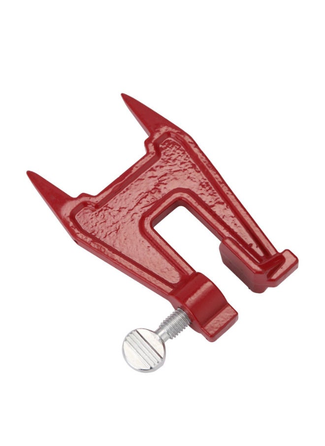 NIBEMINENT Iron Chainsaw Guide Bracket Red 5 x 2.4inch  - Image 4