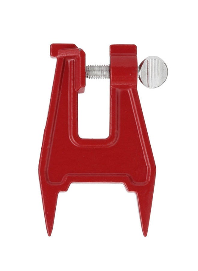 NIBEMINENT Iron Chainsaw Guide Bracket Red 5 x 2.4inch  - Image 2