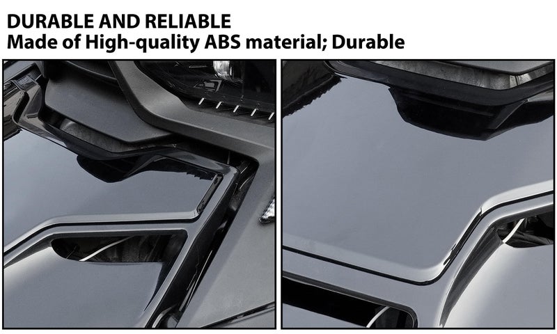 SAUTVS Black Classic Hood Accent Panel for Can-Am Ryker 600 900 & Ryker Rally Edition Accessories (1PC, Replace #219400873) - Image 3