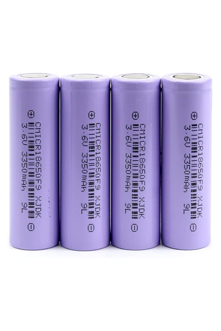 3.7V 3350mAh Lithium Ion Battery Replacement Headlight Battery Power DIY Energy Storage Battery Pack For LED Flashlight Solar Light 4PCS - Image 1