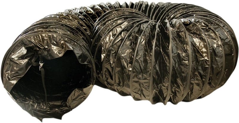 Rubber-Cal "Air Ventilator Black" Ventilation Duct Hose (Fully Stretched) - 4-Inch by 25-Feet - Image 3