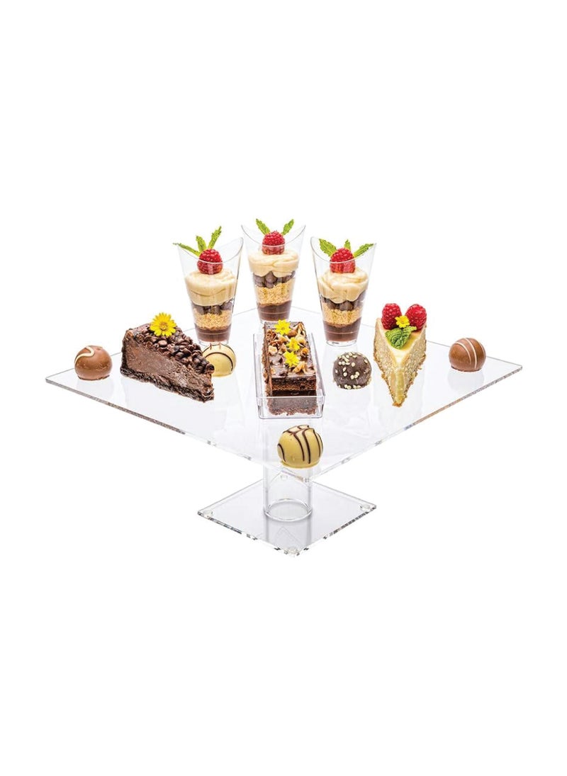 SMARTPOINTS clear acrylic buffet and cake display stand  - Image 1