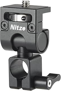 Nitze Field Monitor Mount with 15mm Rod Clamp, Swivel and Tilt Adjustable Low Profile Monitor Holder - N54-F5 - Image 1