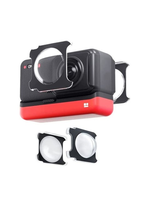 Sticky Lens Guards for Insta360 ONE RS/R Lens Guards for Dual-Lens 360 Mod Insta 360 ONE R/RS Protector Action Camera Accessory