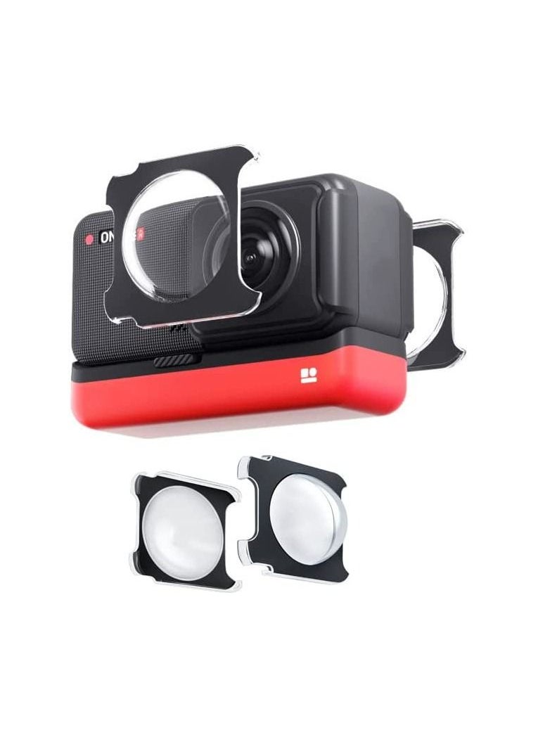 Insta360 - Sticky Lens Guards for Insta360 ONE RS/R Lens Guards for Dual-Lens 360 Mod Insta 360 ONE R/RS Protector Action Camera Accessory - Image 1