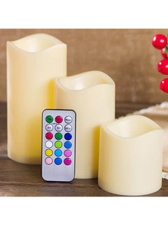 Luma Luma 12 Color Changing Candles Real Wax Flameless with Remote Control Timer  - Image 1