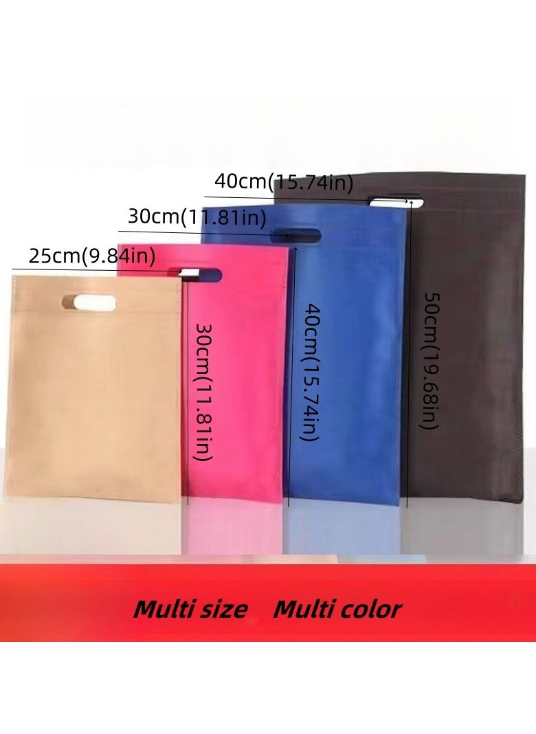 Eco-Friendly Essentials: 50Pcs Reusable Non-Woven Bags for a Sustainable Lifestyle