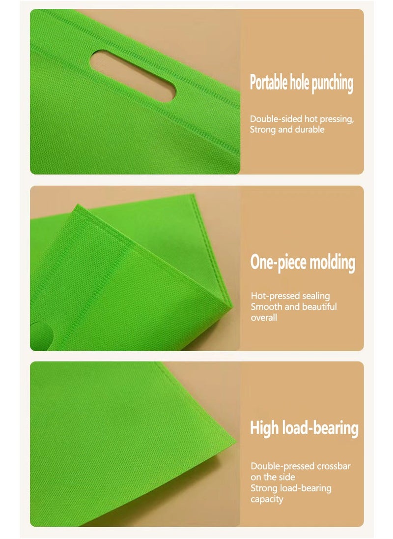Eco-Friendly Essentials: 50Pcs Reusable Non-Woven Bags for a Sustainable Lifestyle