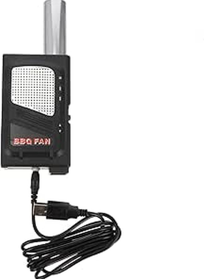 مروحة كهربائية USB لشواء باربيكيو، مشعل نار محمول للتخييم في الهواء الطلق ونزهات الشواء بالفحم - Image 1