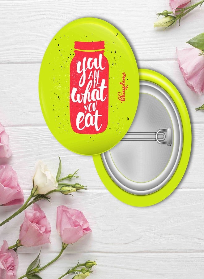 Bhai Please Pin Badge (Pack of 9) Girl Power, You are What You Eat, Best Dad, Relationship Status, Take Selfie, Big Bang Theory, Awe-sumh, Don't Grow Up, WTF - Image 3