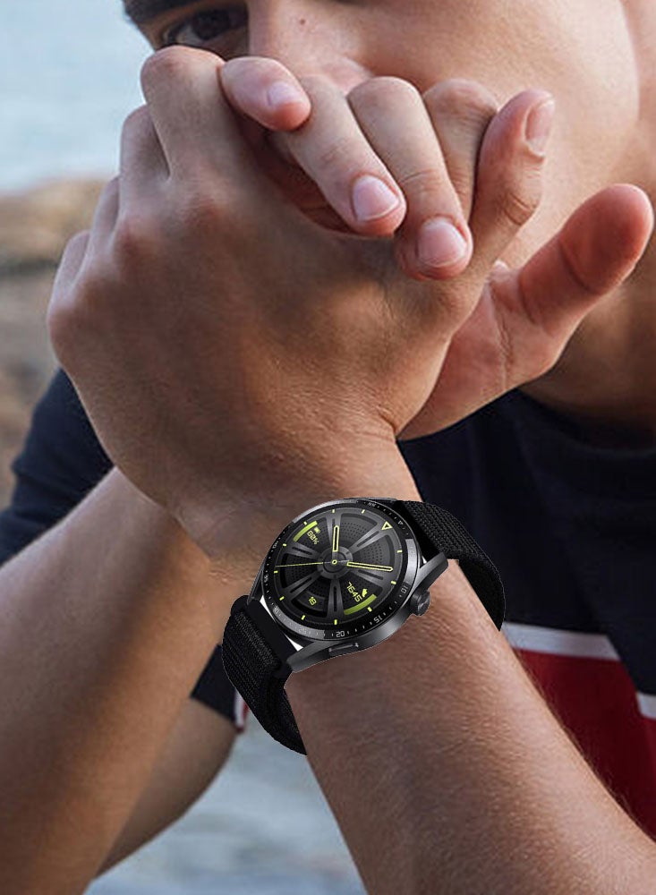 Perfii 3pcs Watchband Bundle Compatible with all Samsung, Huawei, Amazfit, Fitbit and Honor with 22mm band size - Image 3