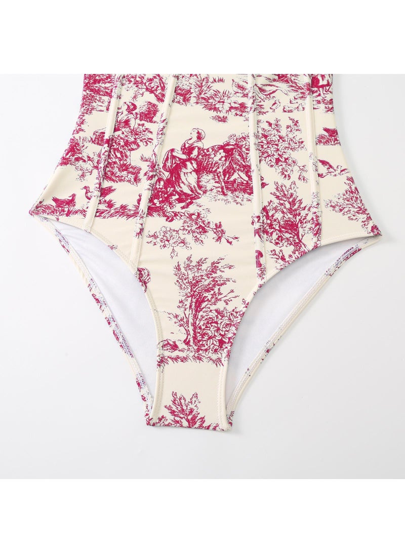 general Women's 2-Piece Swimsuit Chiffon Skirt Style Swimsuit Fashionable Swimsuit Women Swimsuit Girls Birthday Gift Swimsuit Party Best Gift - Image 4