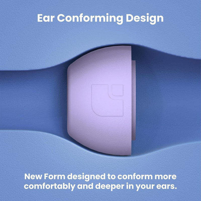 AutoLine Pro Foam Masters Memory Foam Ear Tips for AirPods 1st & 2nd Gen | 3 Pairs | New Version 4.0 - | Comfortable | Secure | Better Noise Cancellation | Replacement Buds (Lilac Purple - Medium) - Image 5
