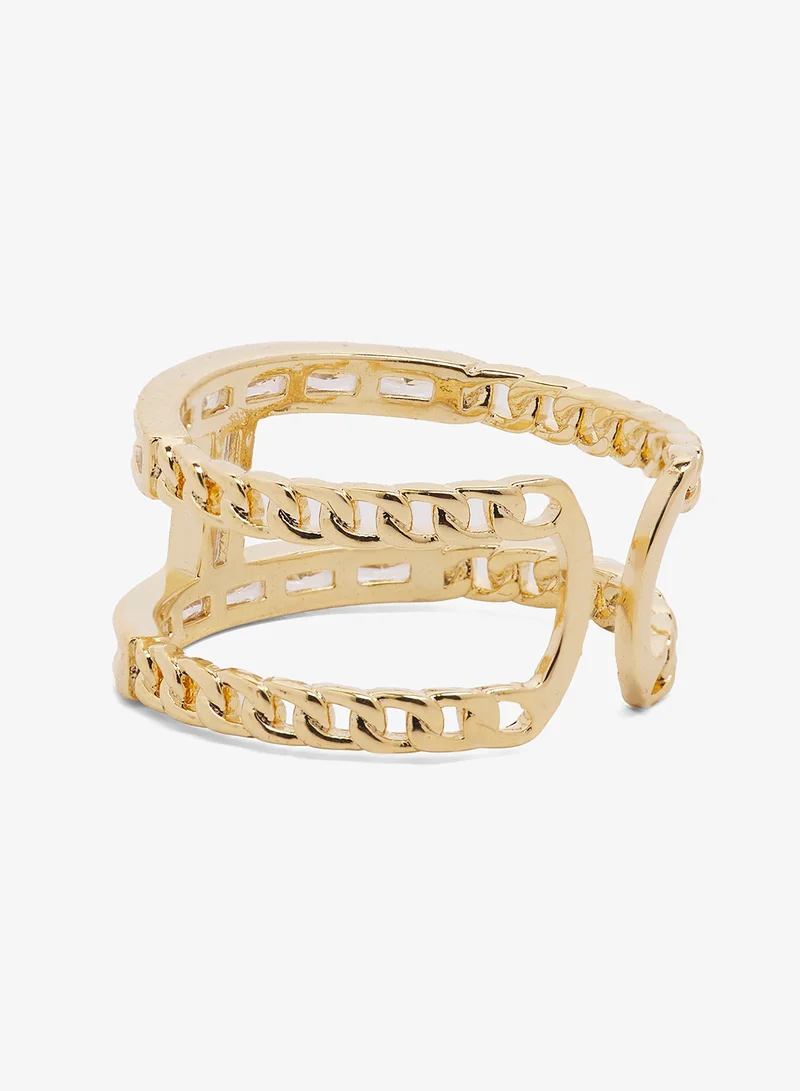 ELLA Rhinestone Diamonte Embellished Ring