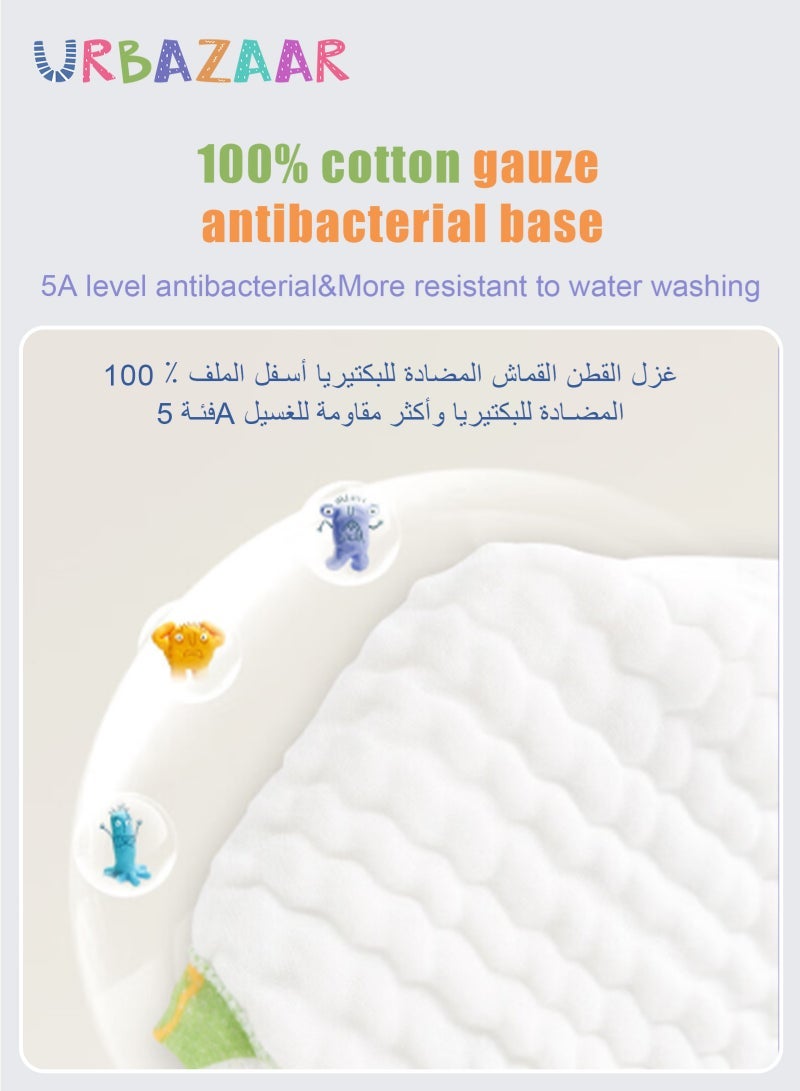 URbazaar Baby Potty Training Underwear for Boys and Girls, 4 Pack Absorbent Training Pants for Toddlers with Printed Reusable Cotton Toilet Training Pants for 8-13kg Kids (2-4 Years) - Image 5