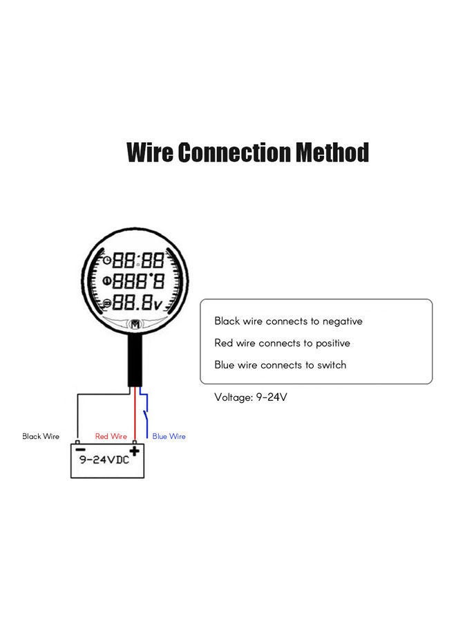 NIBEMINENT LED Motorcycle Voltmeter - Image 3