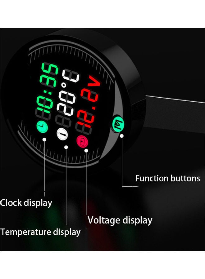 NIBEMINENT LED Motorcycle Voltmeter - Image 5