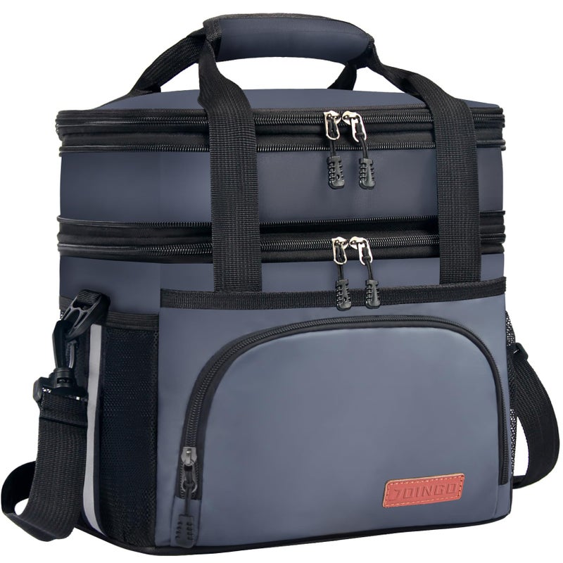 JOINGO Tactical Lunch Box for Men & Women â€“ Expandable 16L Double Deck Insulated Cooler Bag for Work, Construction & 12-Hour Shifts â€“ Heavy Duty Leakproof Large Meal Prep Tote with Shoulder Strap - Image 1