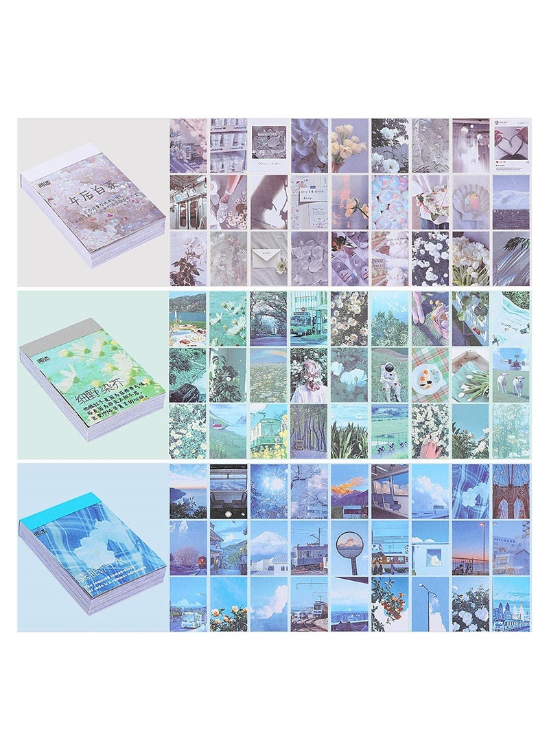 Excefore Decorative Stickers Stickers, Set of 150 Washi Stickers for Diary Scrapbooking Paper Adhesives Decorative Stickers Aesthetics Diary Notebook Cards DIY Art Crafts  - Image 1