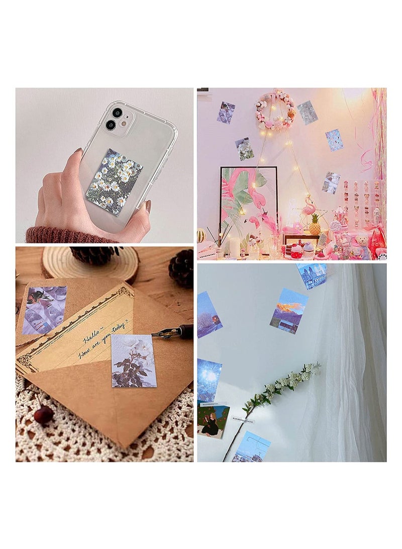 Excefore Decorative Stickers Stickers, Set of 150 Washi Stickers for Diary Scrapbooking Paper Adhesives Decorative Stickers Aesthetics Diary Notebook Cards DIY Art Crafts  - Image 4