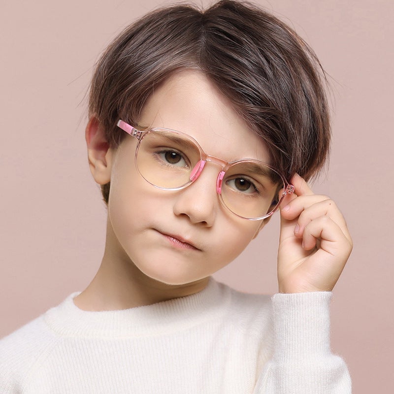 Children'S Anti-Blue Light Glasses Kidsren'S Silicone Nose Pads Anti-Blue Light Flat Mirror Tr90 Mobile Phone Goggles Ykf8305 - Image 3