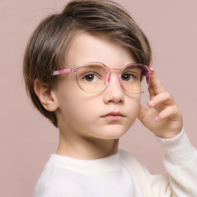 Children'S Anti-Blue Light Glasses Kidsren'S Silicone Nose Pads Anti-Blue Light Flat Mirror Tr90 Mobile Phone Goggles Ykf8305 - Image 2