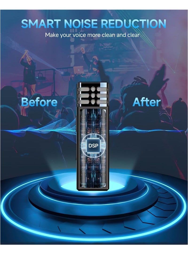 2 Pack Professional Wireless Lavalier Microphone for Android iPhone iPad, Plug-Play 2.4G Ultra-Low Delay Built-in Noise Reduction Chip Clip-on Lapel Mic for Video Recording Interview Vlog - Image 3