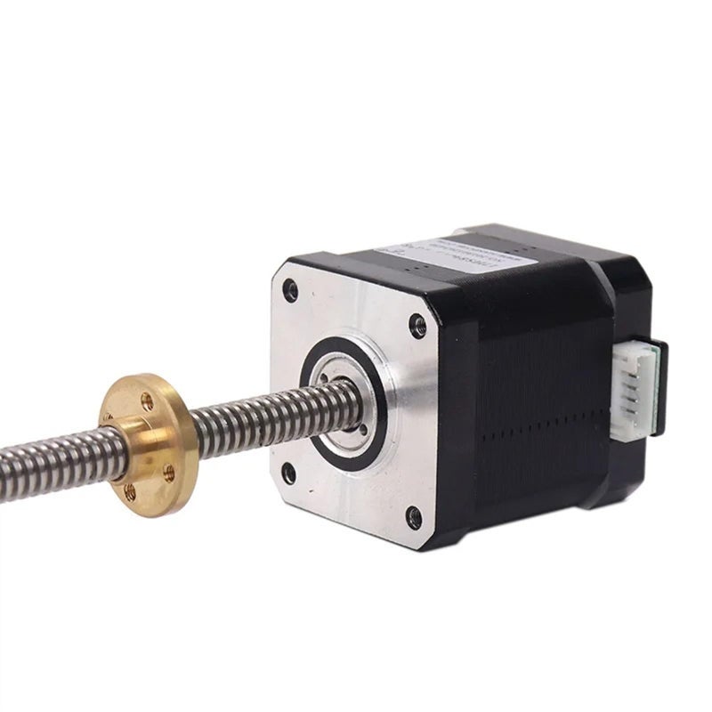 محرك خطوي Nema17 مع لولب توجيه 17HS8401S T8 بطول 150 ملم وملعب 4 ملم لآلة النقش CNC وطابعة ثلاثية الأبعاد - Image 2