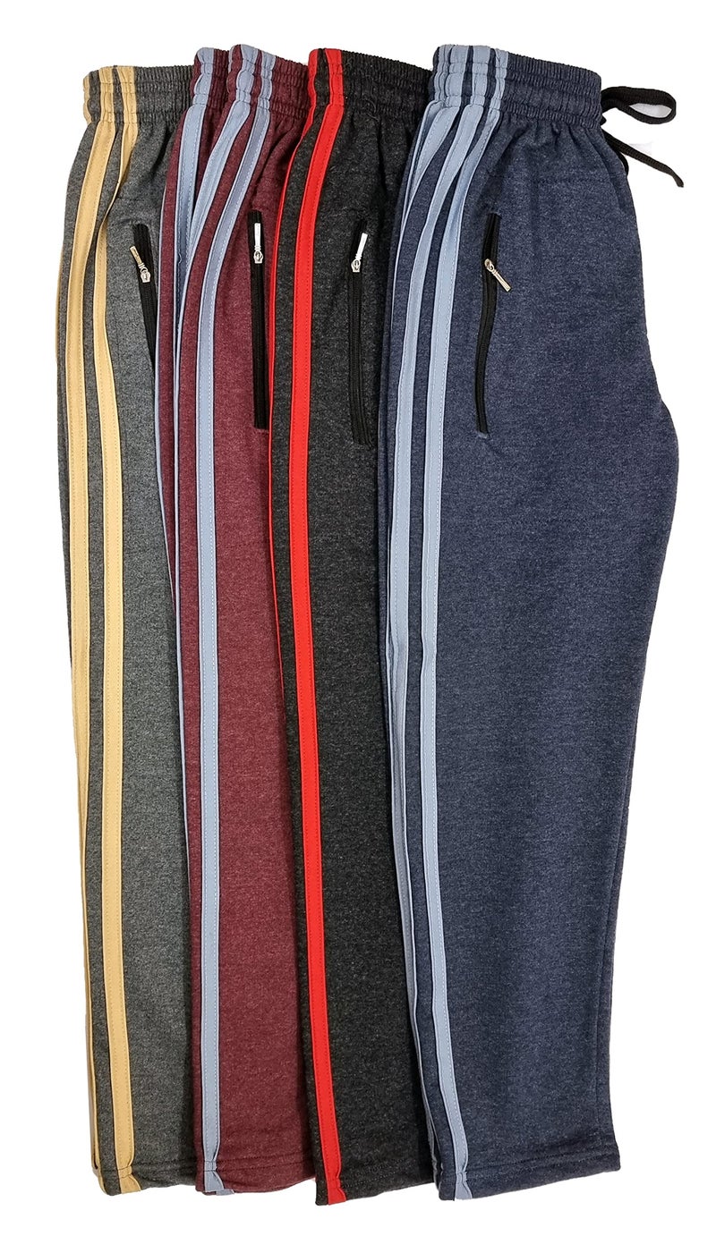 5IVE DEGREE Pack Joggers/Mid Rise Track Pants/Night Pants For Boys And Girls (11 Years - 12 Years, 4-Pack Lp), Assorted - Image 1