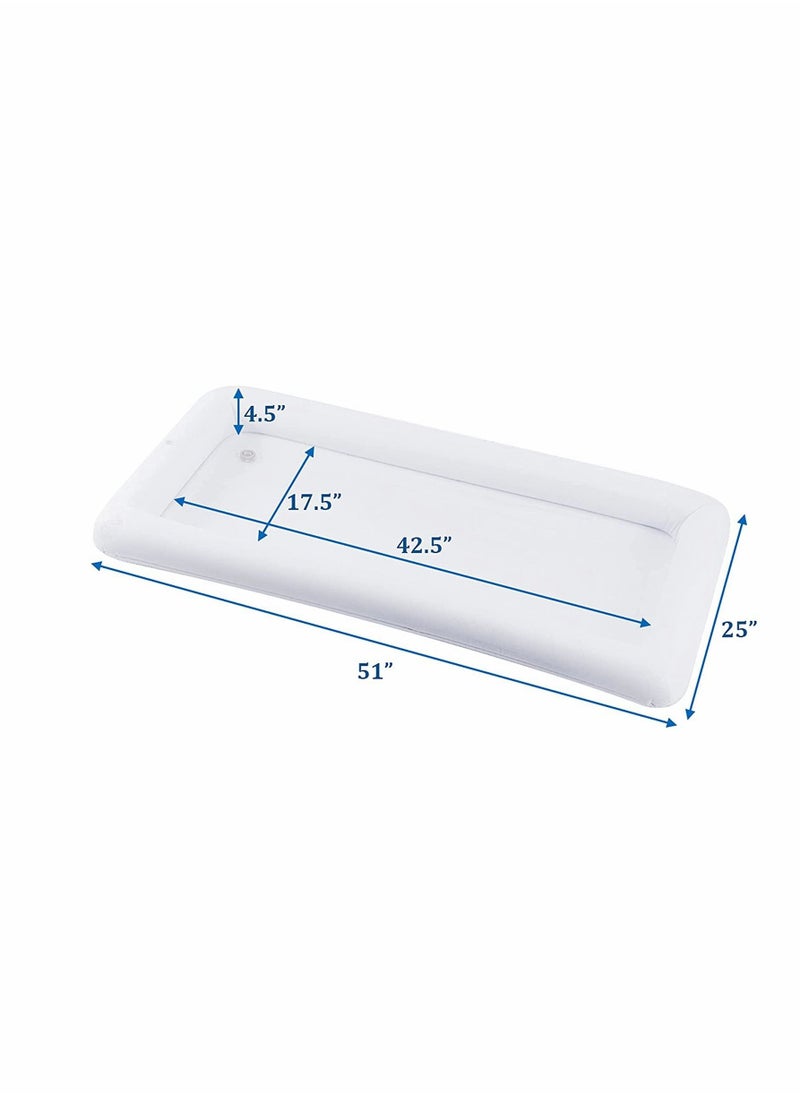 KASTWAVE Inflatable Serving Bar 3 Pack Ice Buffet Salad Cooler Food Drink Containers with Drain Plug BBQ Picnic Pool Party Supplies  - Image 2