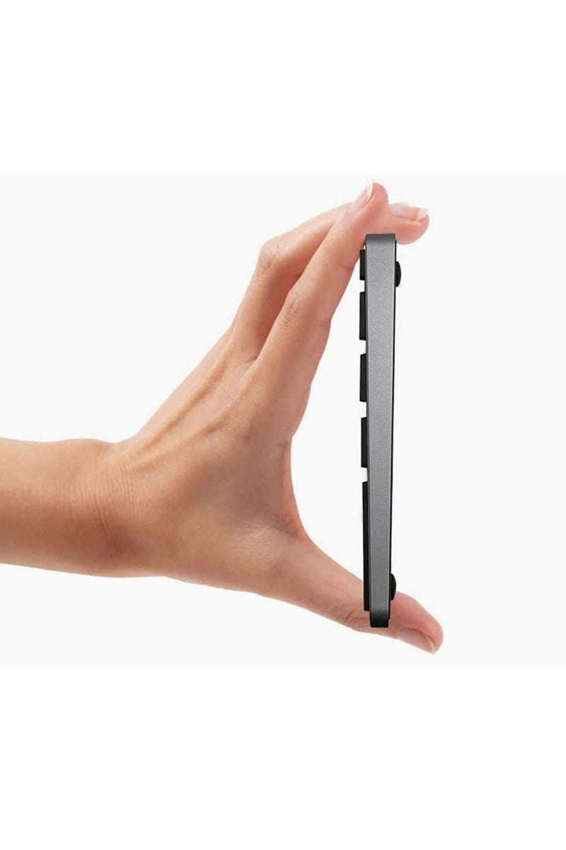 Bluetooth Number Keypad Wireless Numeric Keypad - with 35-Keys, Portable Number Pad for All Laptop Desktop, Use Silently Handheld Compact Keypad