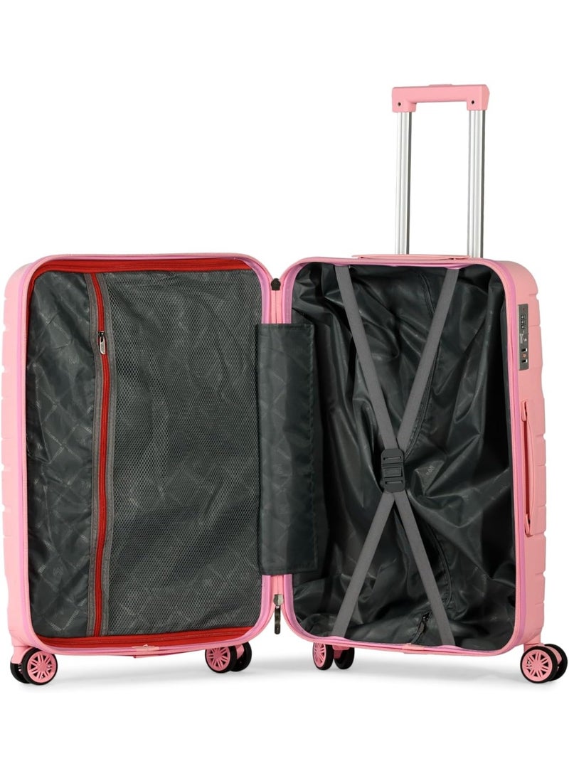 Complete Luggage Set, 5-Piece - Unbreakable PP with Steel and Stainless Steel Alloy Frame - Image 2