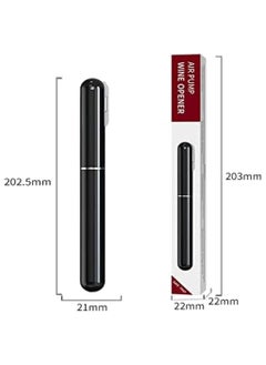 Beram Electric Opener, Pen Design, Air Pump Bottle Opener, Stainless Steel Needle, Microneedle Cork Hole, Automatic Corkscrew, Portable Multi Openers  - Image 4