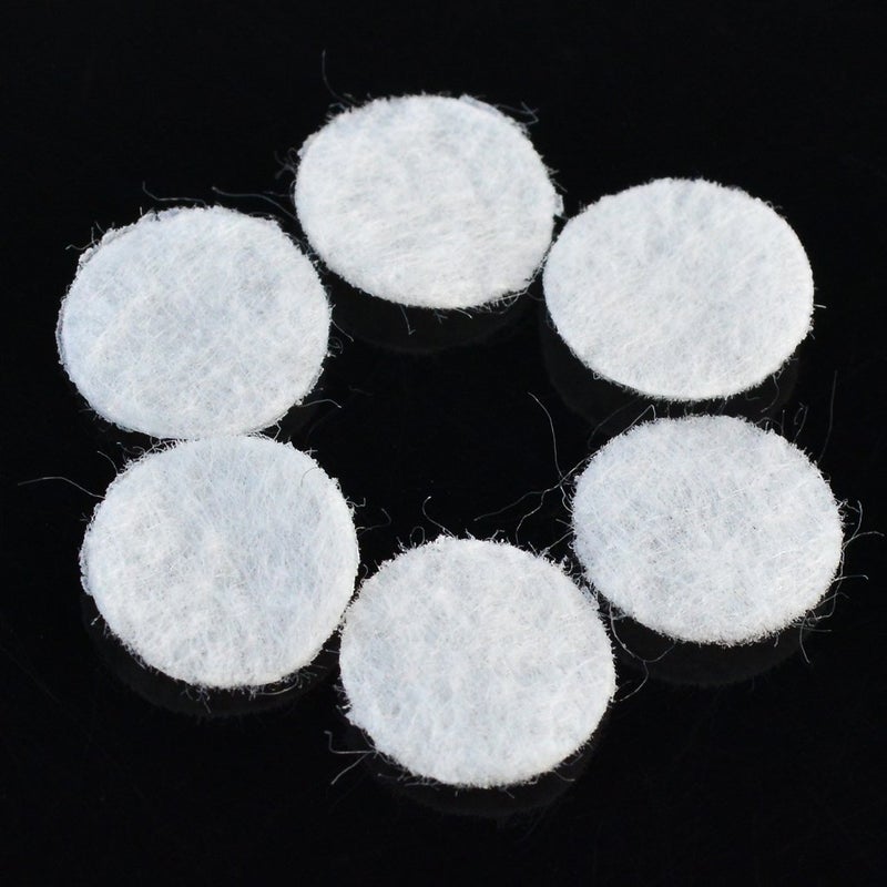 Nydotd 100 Pcs Microdermabrasion Cotton Filters Replacement 10 mm Dia Microdermabrasion Filters Facial Vacuum Filters Accesories Sponge Filter for Comedo Suction Microdermabrasion, White - Image 3
