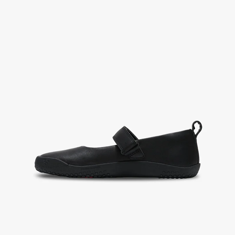 Vivobarefoot Kids Wyn School Juniors Casual Everyday Shoe Obsidian