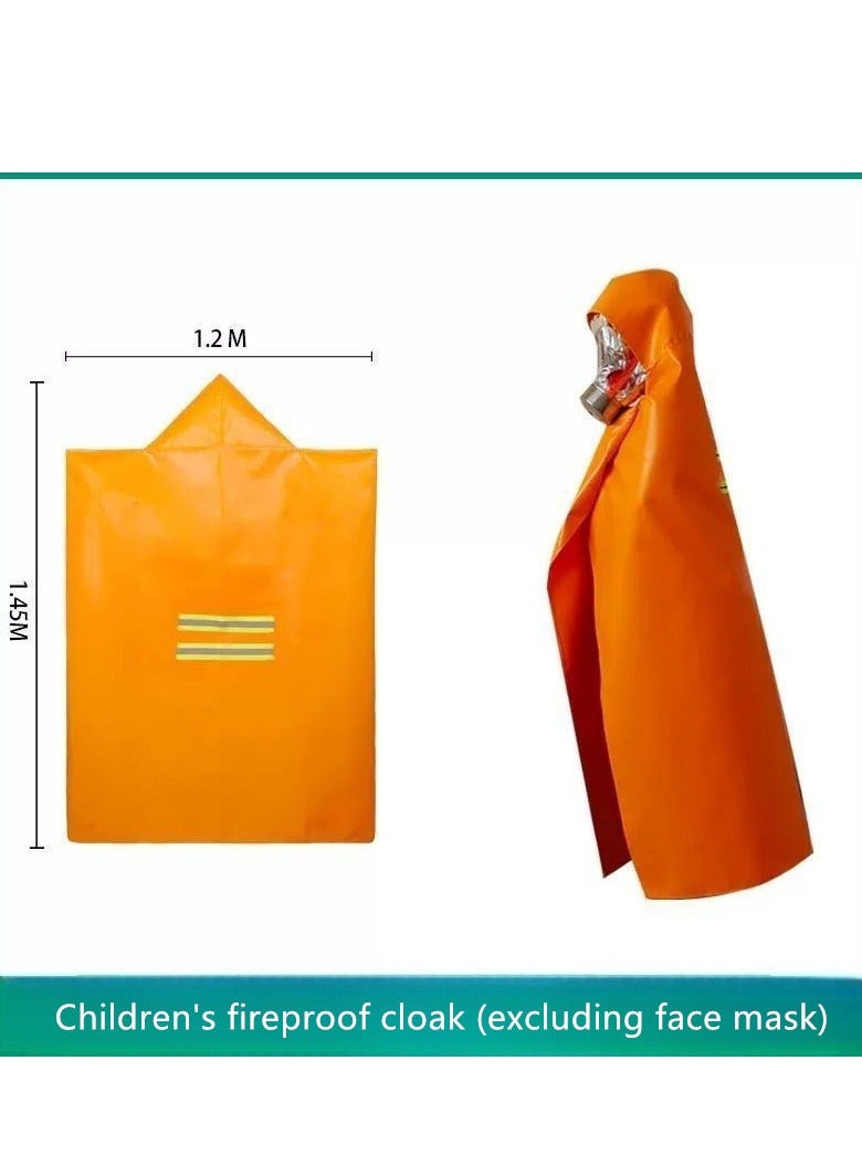 Household fire protection cloak, silicone glass fiber fireproof clothing for protection - Image 1