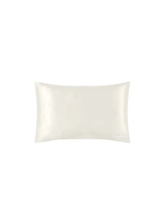 Hair Essentials Silk Pillowcase - White